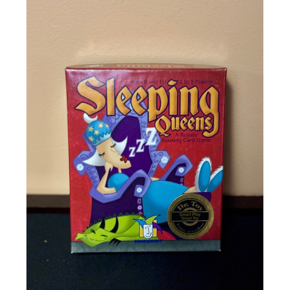 Gamewright Sleeping Queens Card Game 230 Strategy Family Game New Open Box